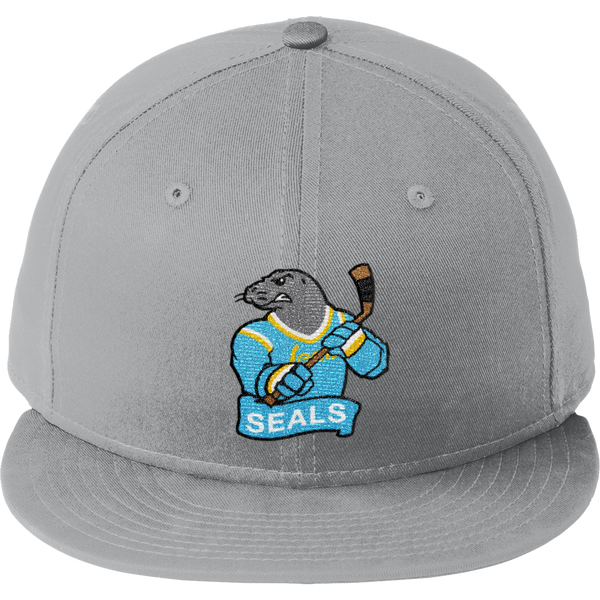 Atlantic City Seals New Era Flat Bill Snapback Cap