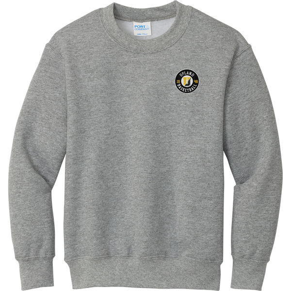 Upland Basketball Youth Core Fleece Crewneck Sweatshirt